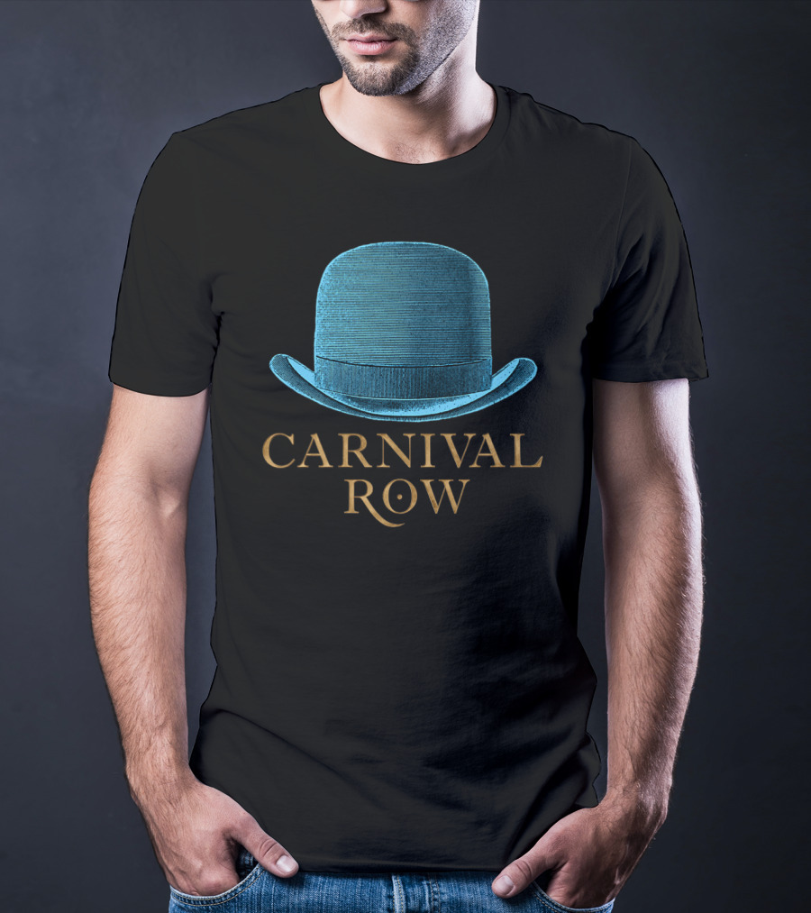 Carnival Row Blue Bowler Hat T-Shirt