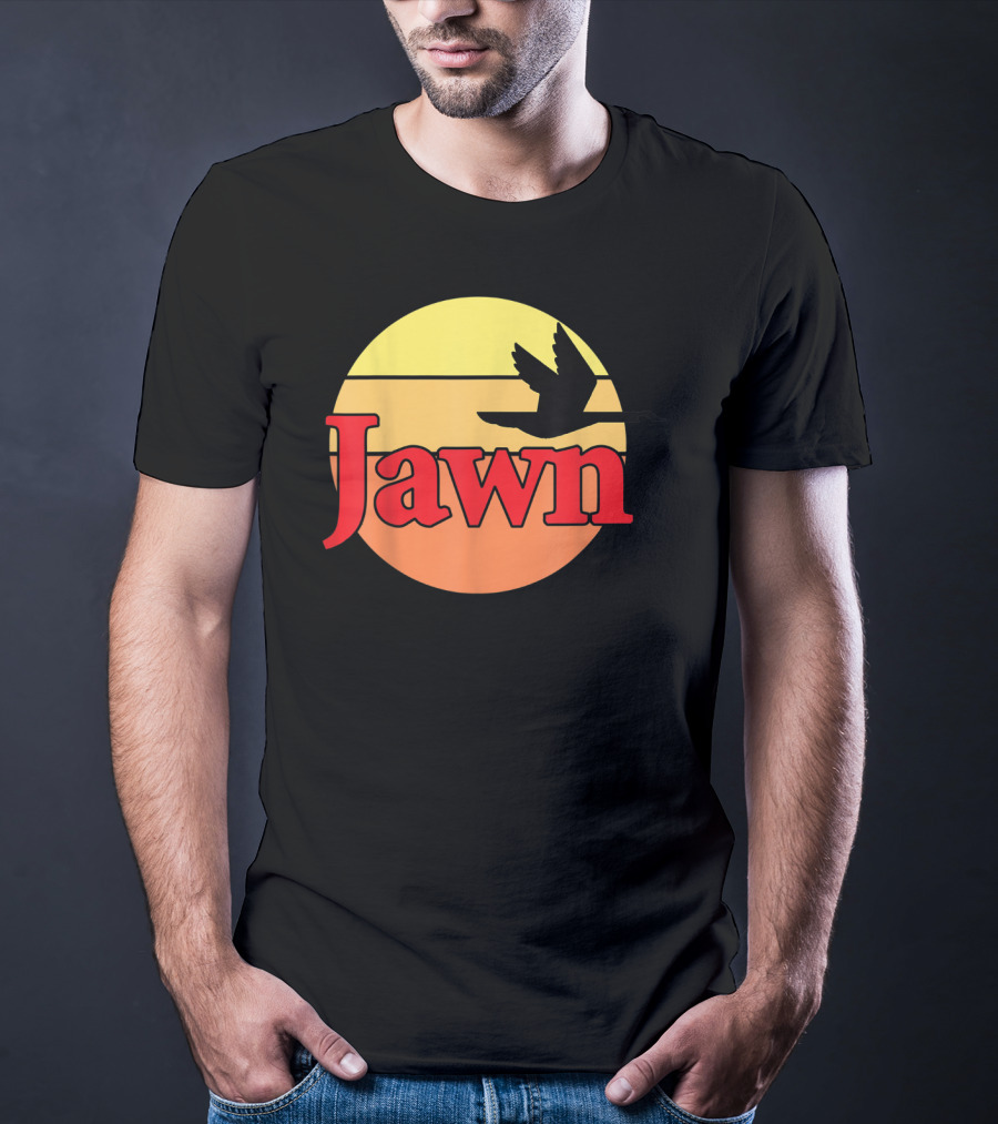 Wawa Jawn Sunset Silhouette Bird T-Shirt