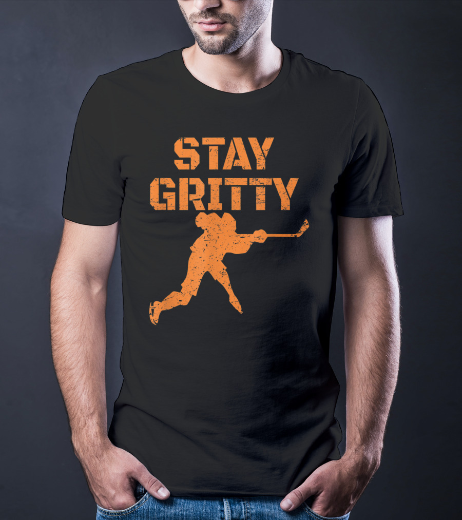 STAY GRITTY Ice Hockey Philly Player T-Shirt