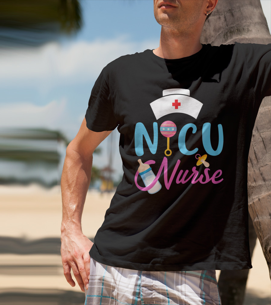 NICU Nurse Newborn Baby Care Essentials T-Shirt