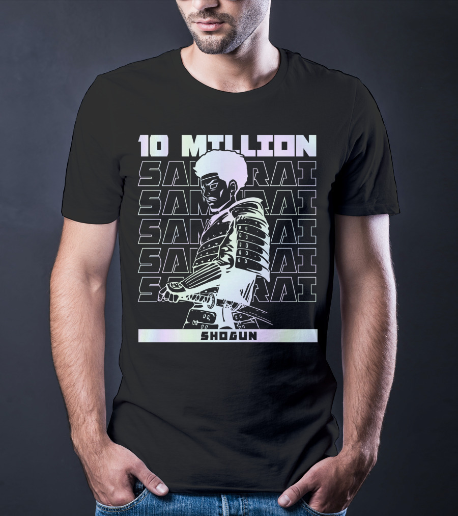10 Million Samurai Shogun Coryxkenshin Merch Foil T-Shirt