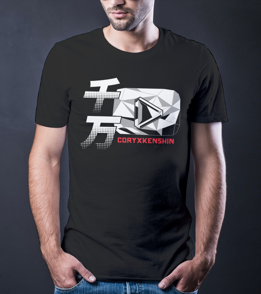 Coryxkenshin Diamond Play Button Logo T-Shirt