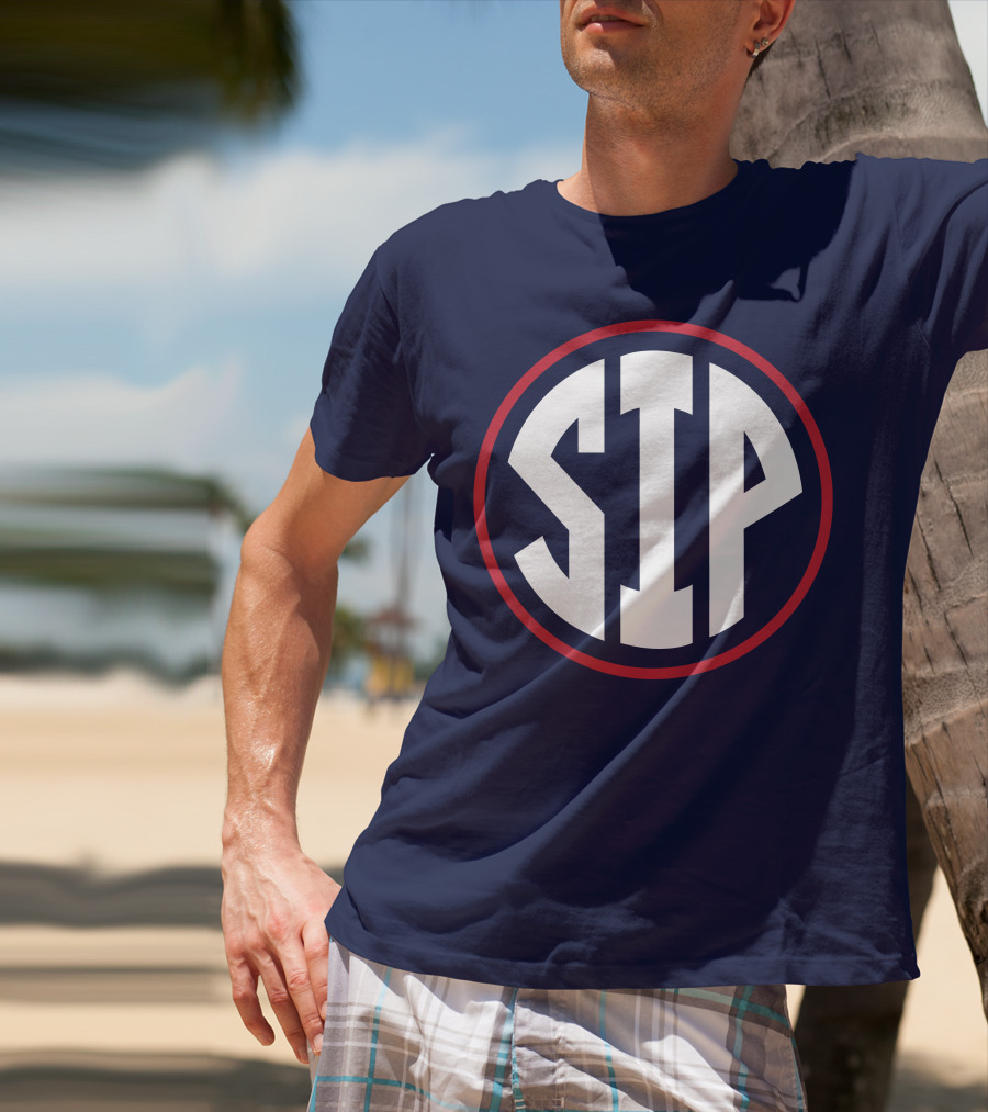 Ole Miss SIP Circle SEC-Inspired T-Shirt