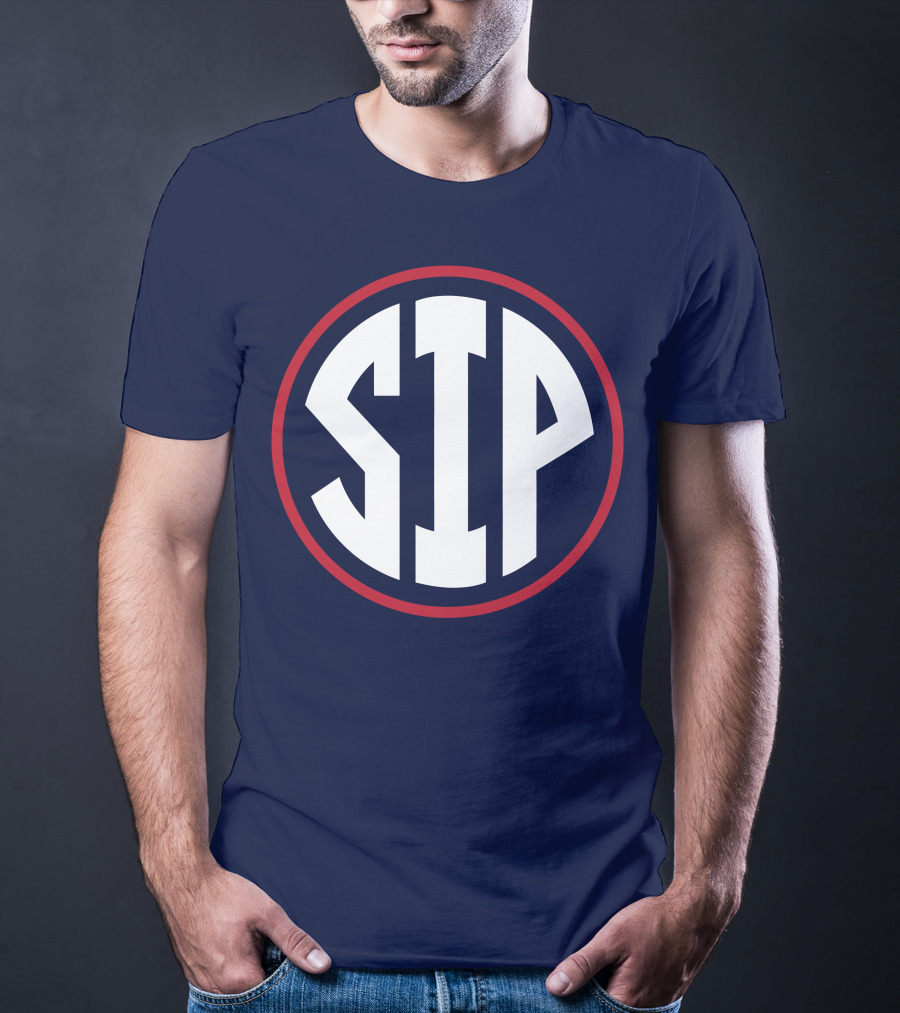 Ole Miss SIP Circle SEC-Inspired T-Shirt