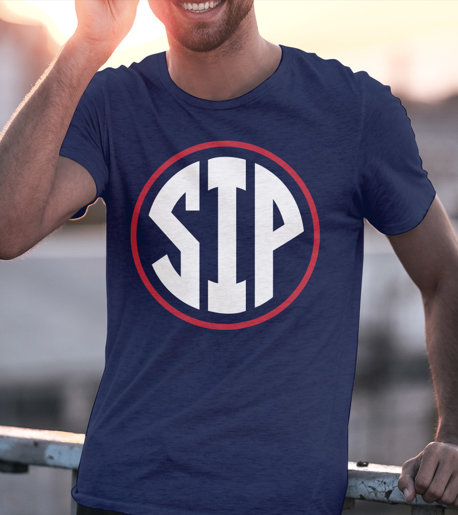 Ole Miss SIP Circle SEC-Inspired T-Shirt