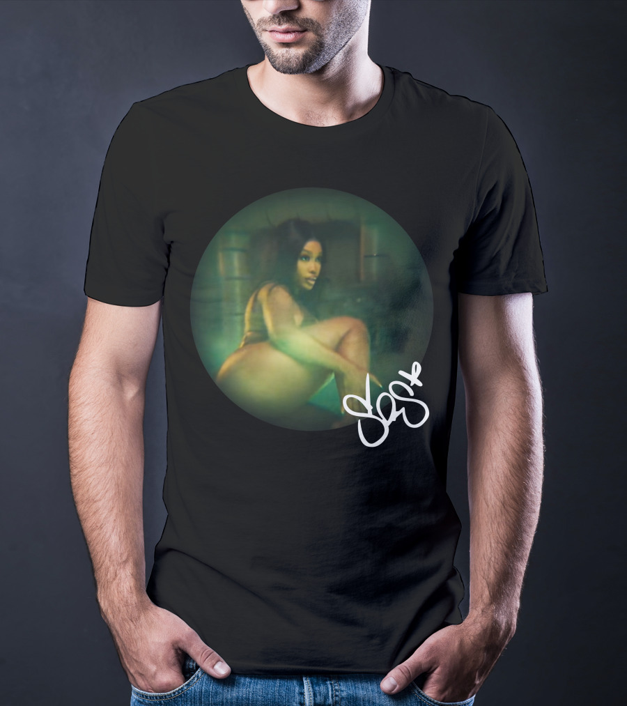 SZA SOS Rounded Dark T-Shirt