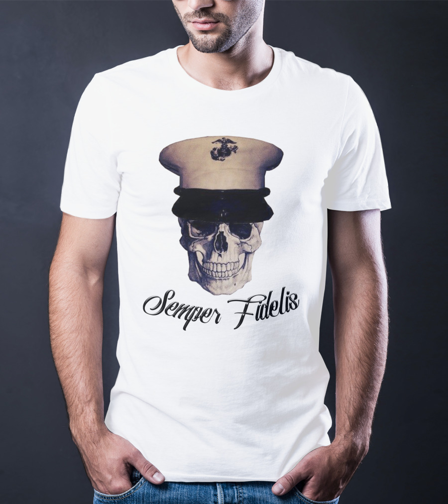 Semper Fidelis Skull Marine Corps T-Shirt