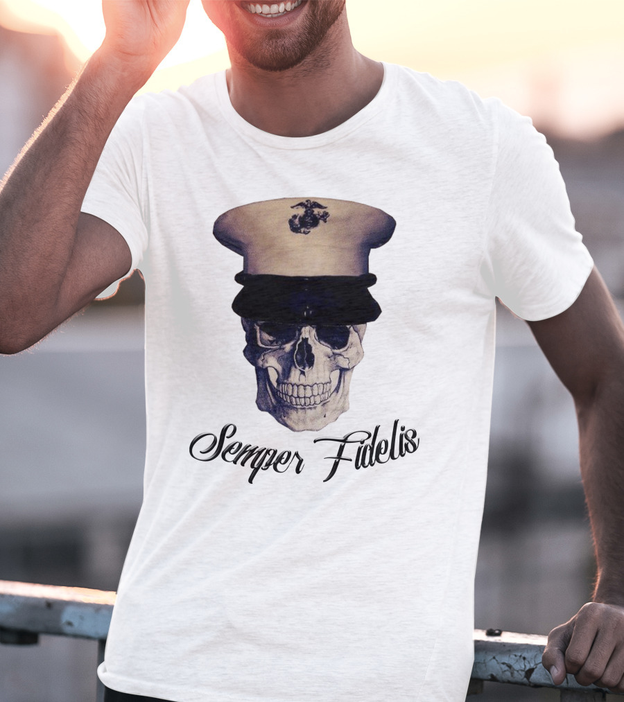 Semper Fidelis Skull Marine Corps T-Shirt