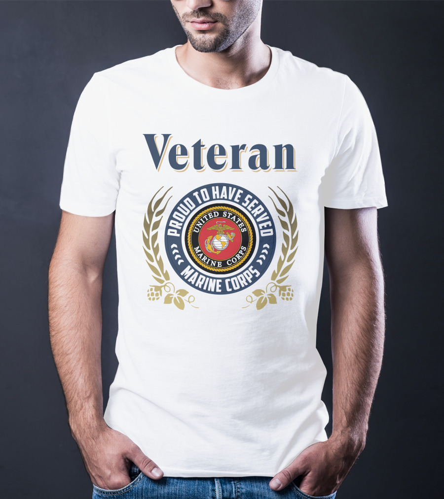 Veteran Proud To Have Served United States Marine Corps T-Shirt