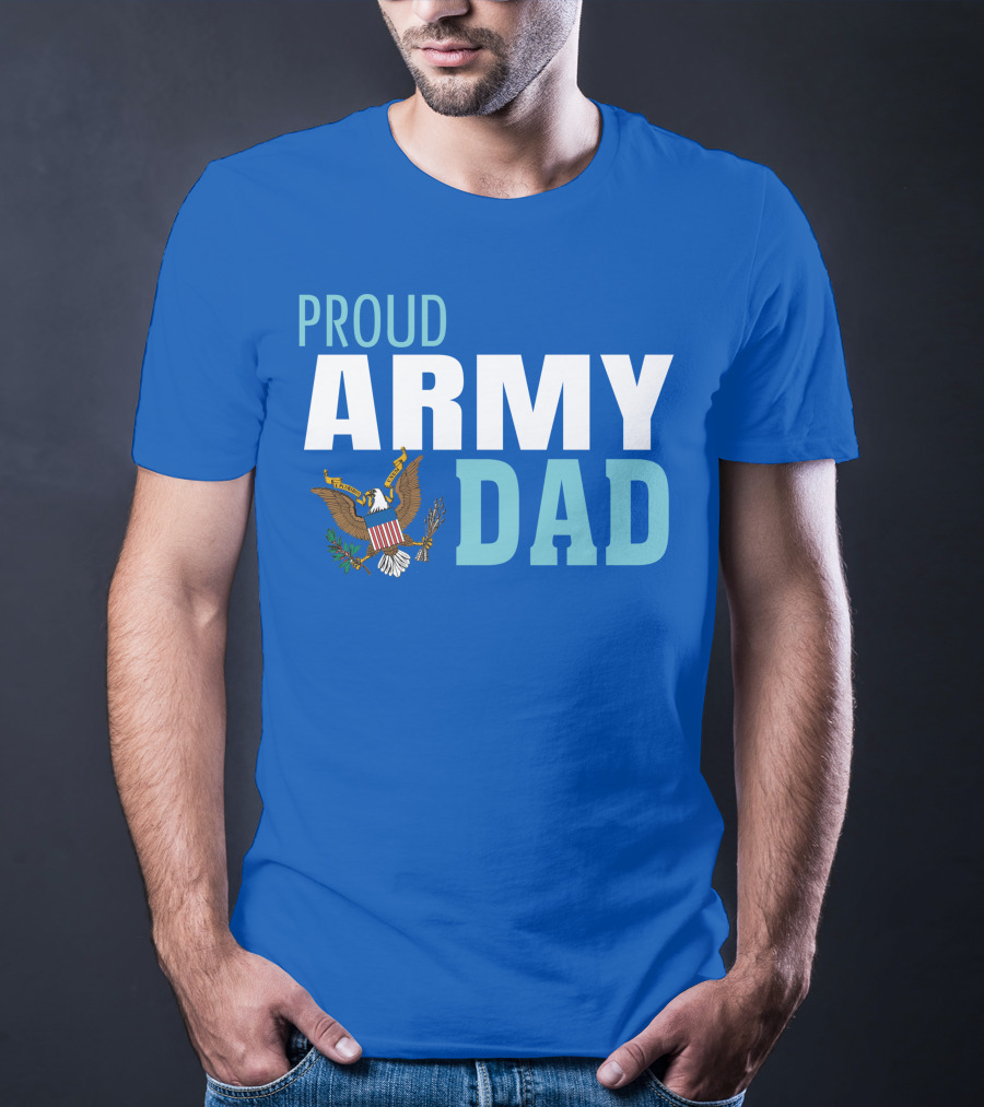 Proud Army Dad Eagle T-Shirt