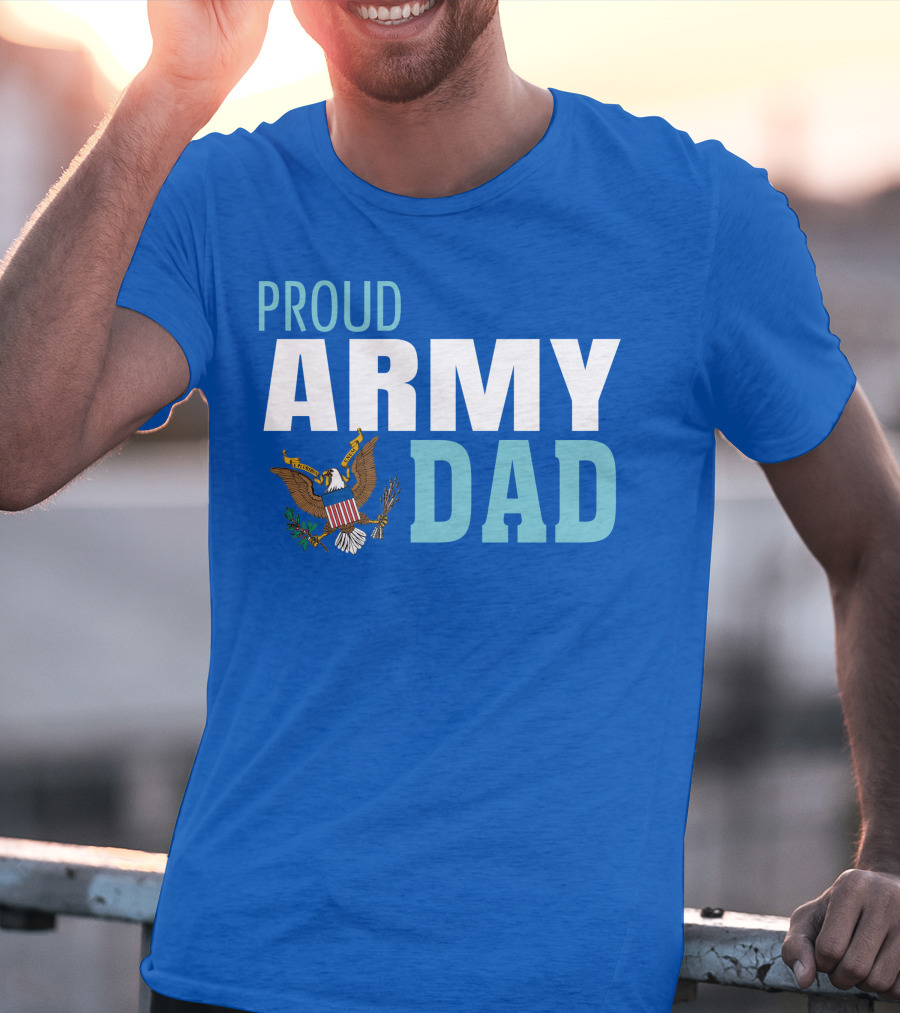 Proud Army Dad Eagle T-Shirt
