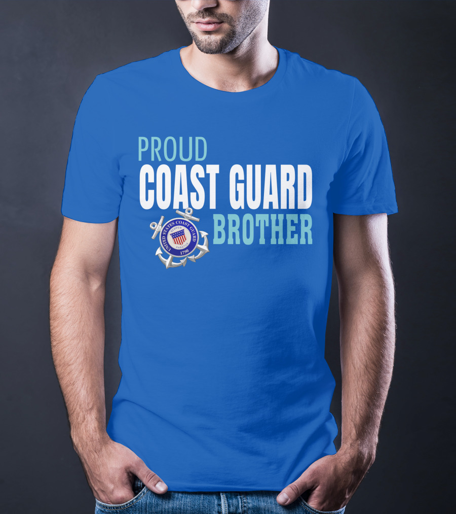 Proud Coast Guard Brother United States Coast Guard 1790 T-Shirt