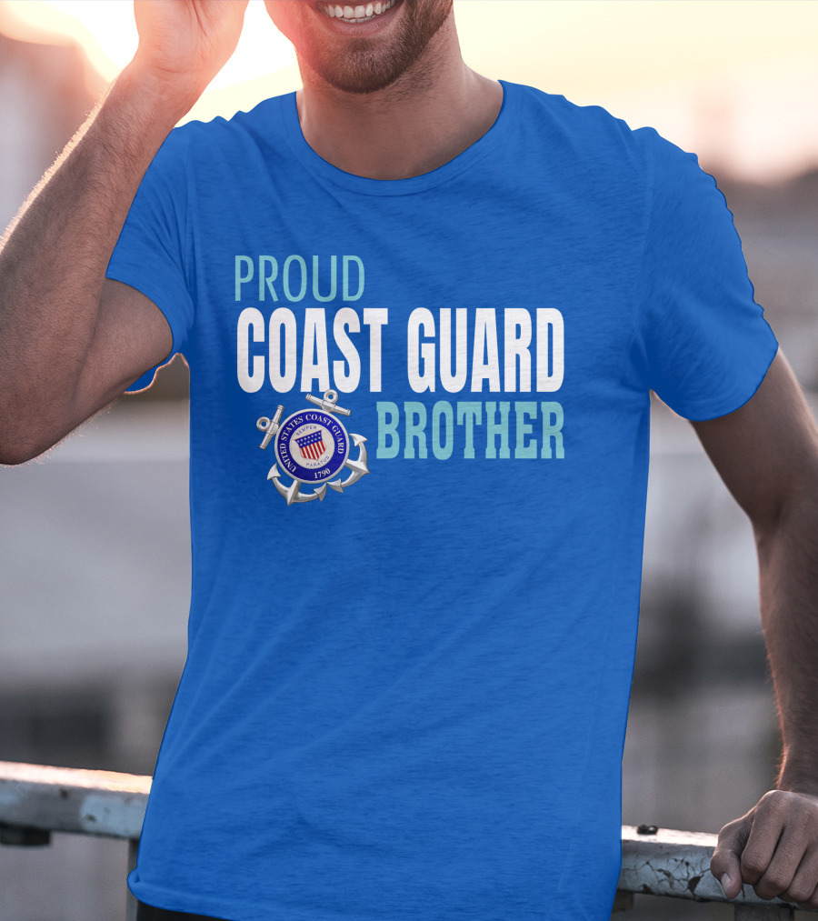 Proud Coast Guard Brother United States Coast Guard 1790 T-Shirt