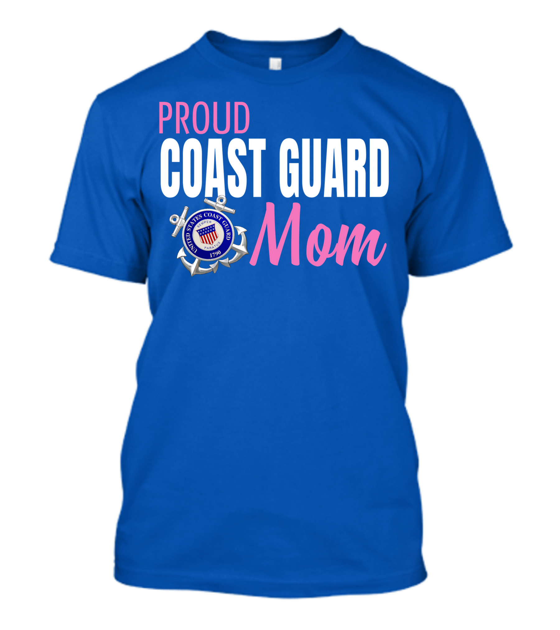 Proud Coast Guard Mom United States Coast Guard 1790 T-Shirt