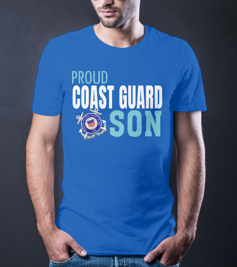 Proud Coast Guard Son United States Coast Guard 1790 T-Shirt