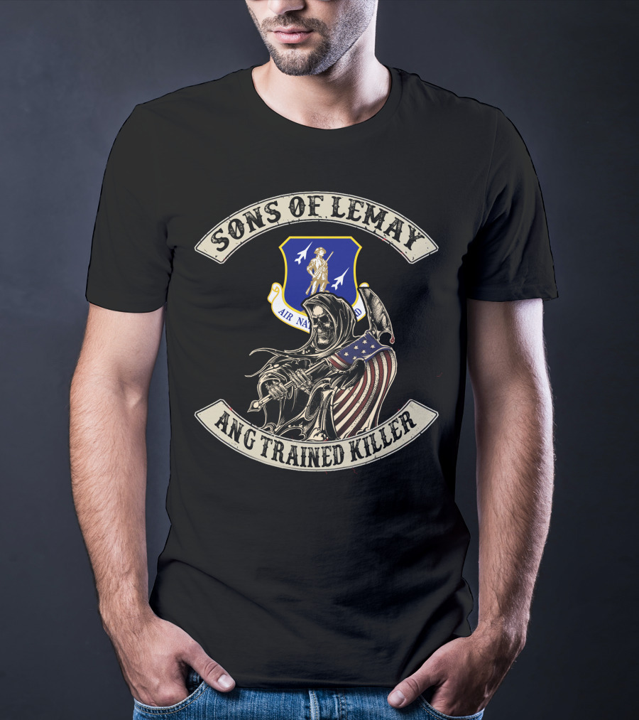 Sons Of Lemay Ang Trained Killer Air National Guard T-Shirt