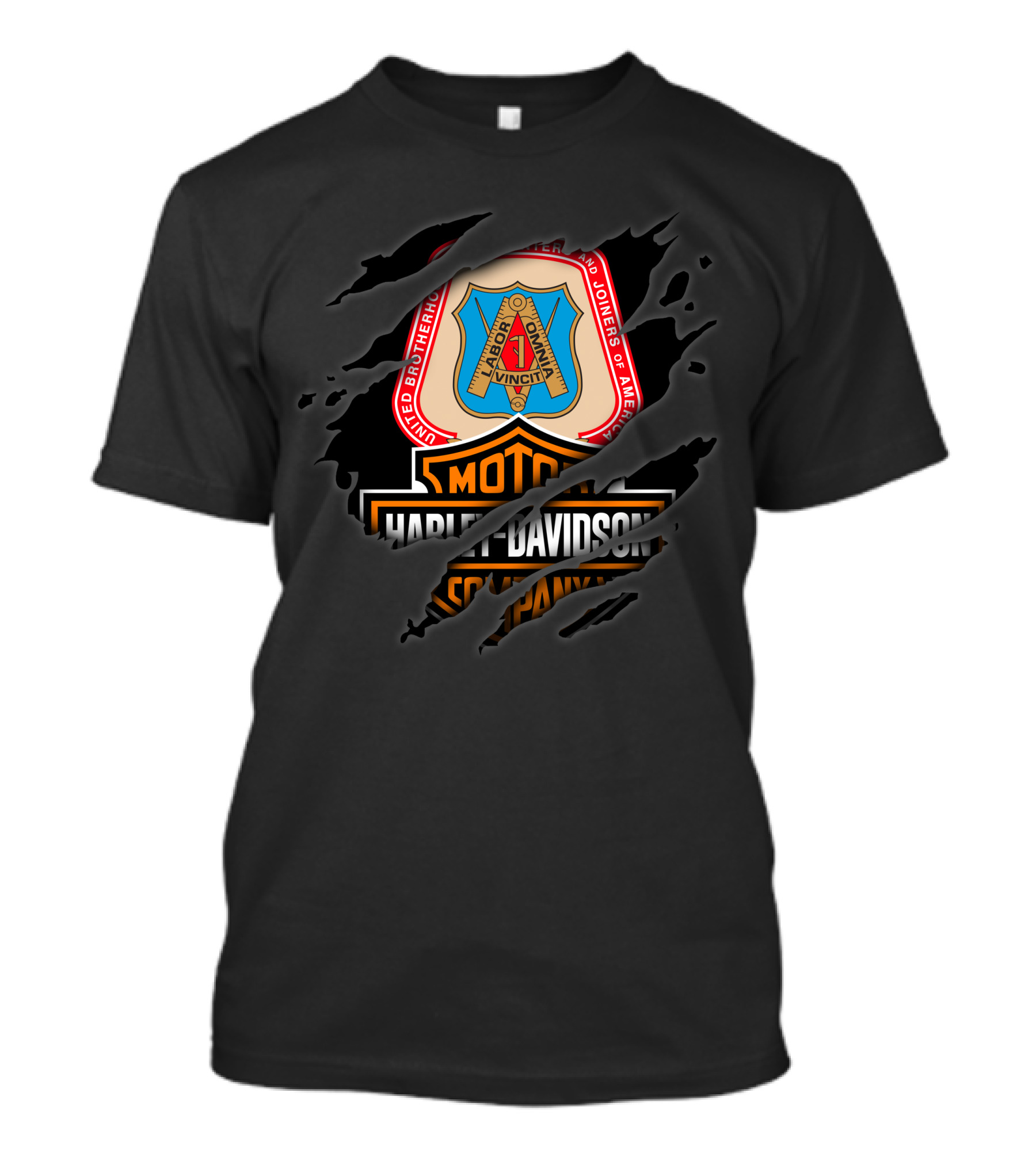 Harley Davidson Union Ironworkers T-Shirt