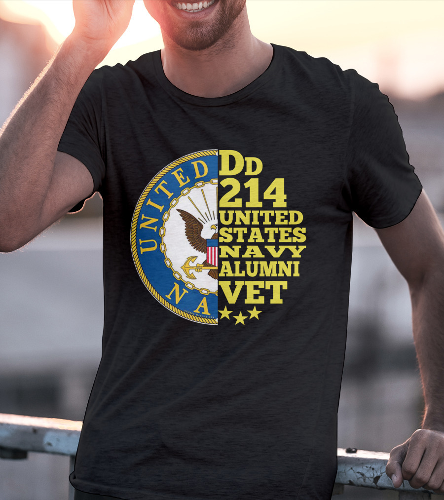 Dd 214 United States Navy Alumni Vet T-Shirt