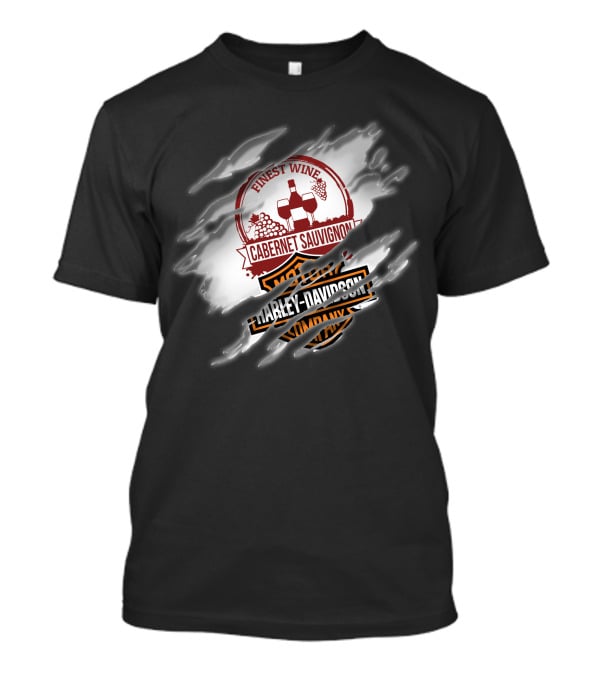 Finest Wine Cabernet Sauvignon Harley Davidson T-Shirt