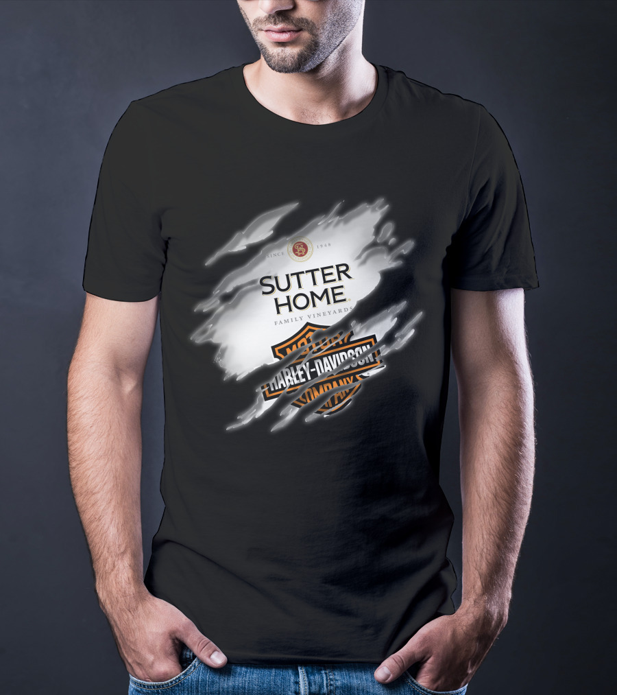 Sutter Home Vineyards Harley Davidson Since 1948 T-Shirt