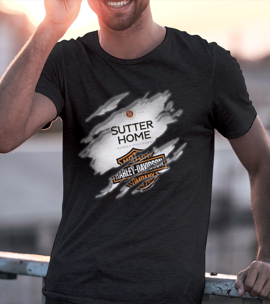 Sutter Home Vineyards Harley Davidson Since 1948 T-Shirt