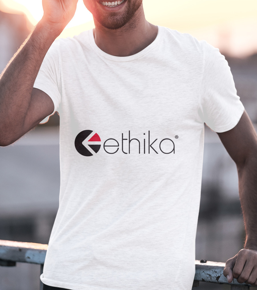 Ethika Logo Black And Red Brand Merchandise T-Shirt