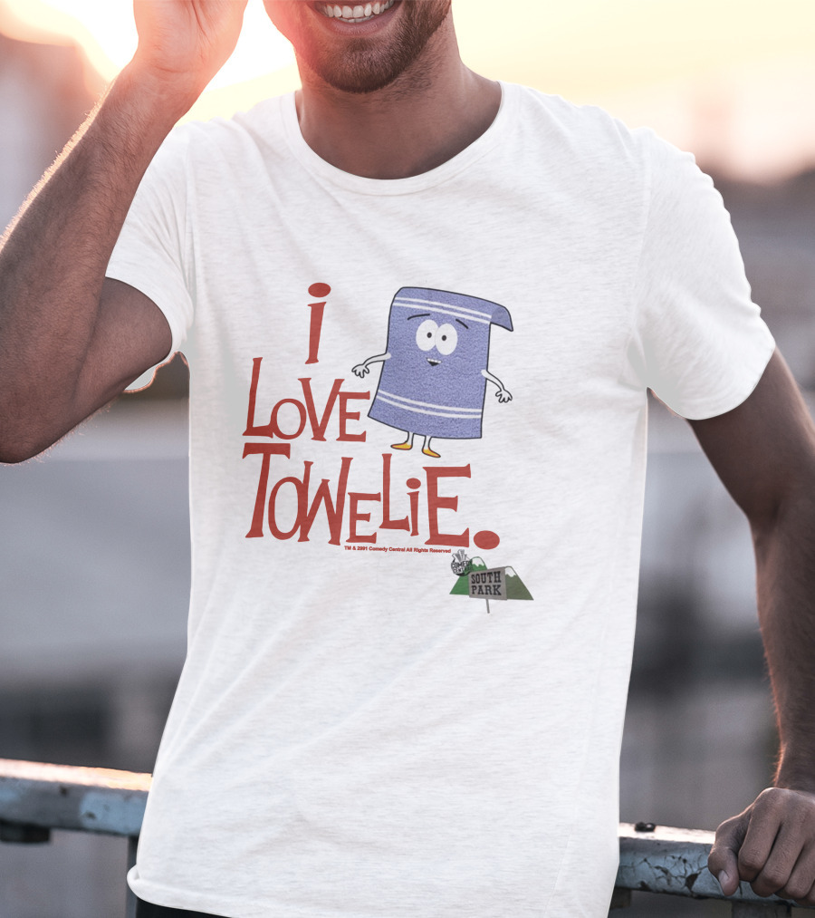 I Love Towelie South Park Official Merchandise T-Shirt