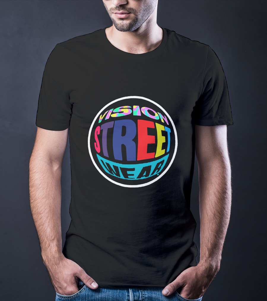 VISION STREET WEAR Multicolor T-Shirt
