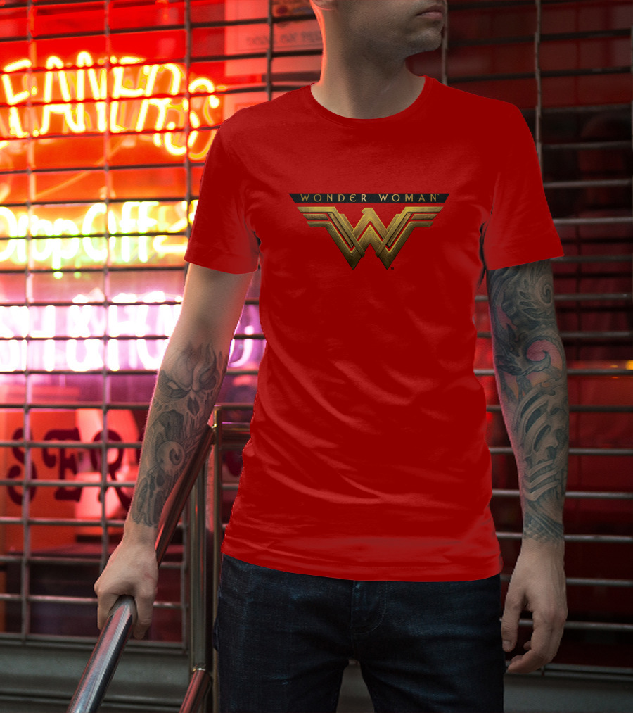 Wonder Woman Gold Emblem T-Shirt