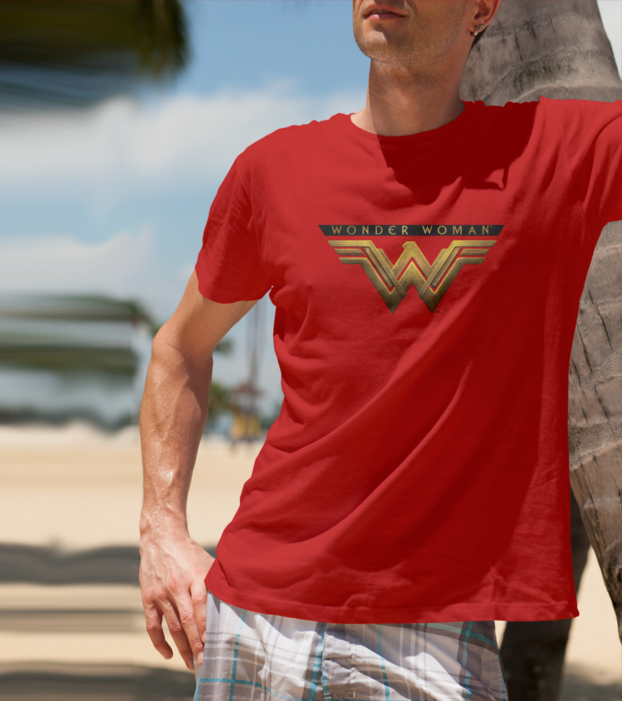 Wonder Woman Gold Emblem T-Shirt