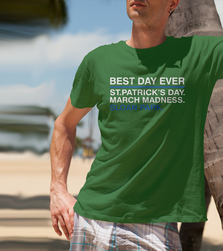 Seiya Suzuki Best Day Ever St. Patrick’s Day March Madness Sloan Park T-Shirt