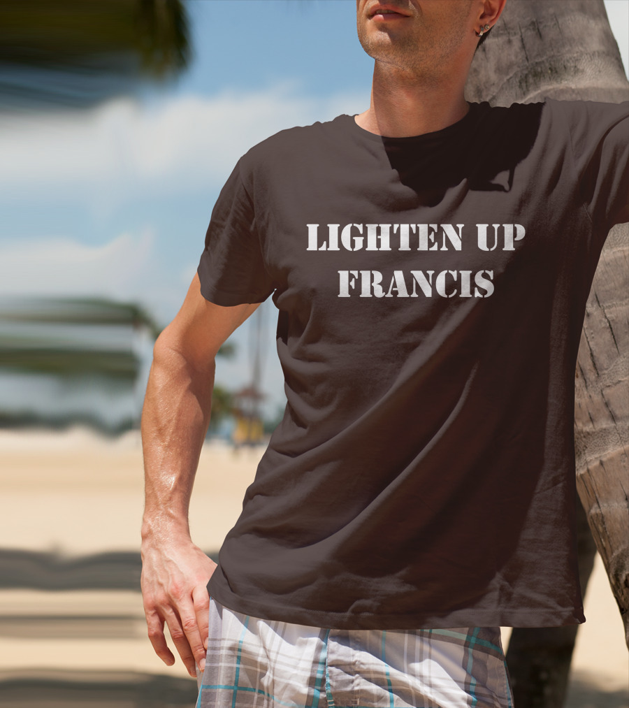 Super 70s Sports Lighten Up Francis Classic Retro Phrase T-Shirt