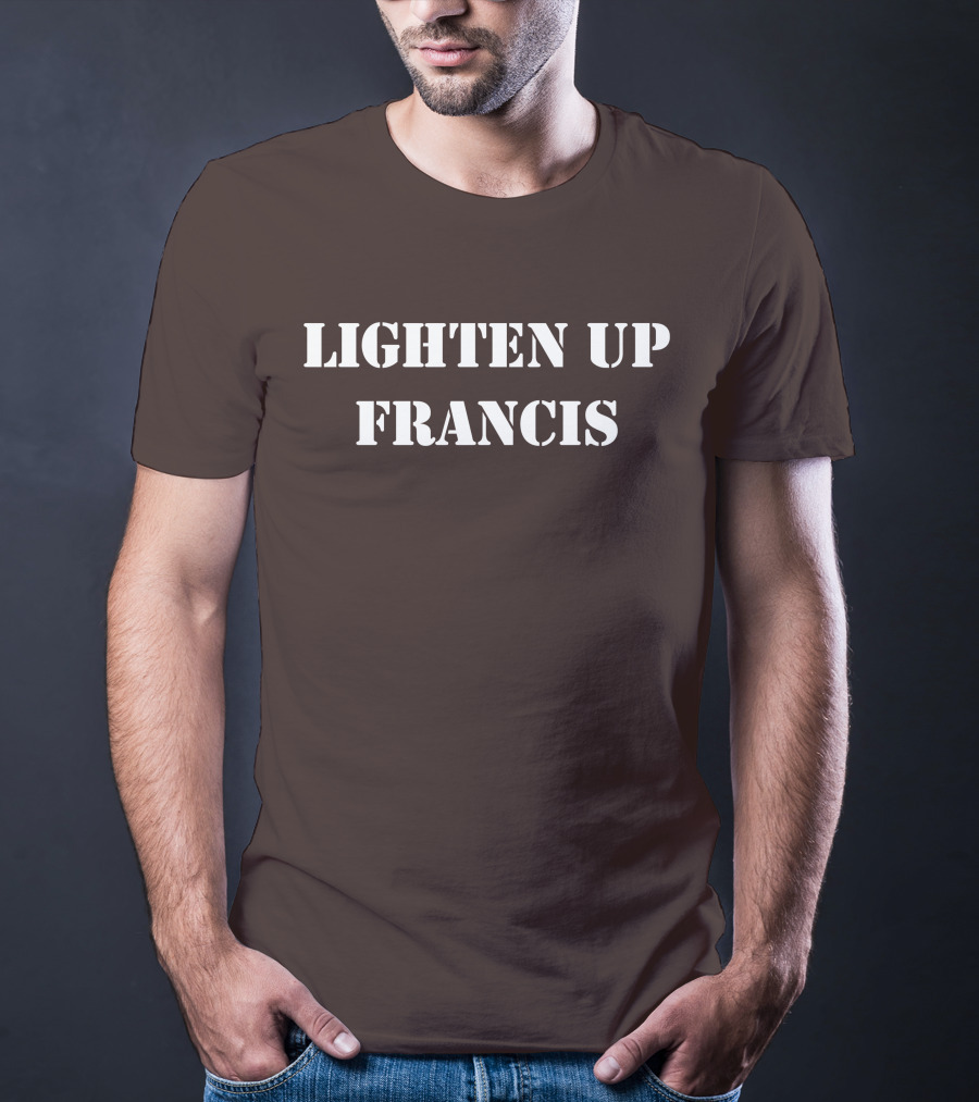 Super 70s Sports Lighten Up Francis Classic Retro Phrase T-Shirt