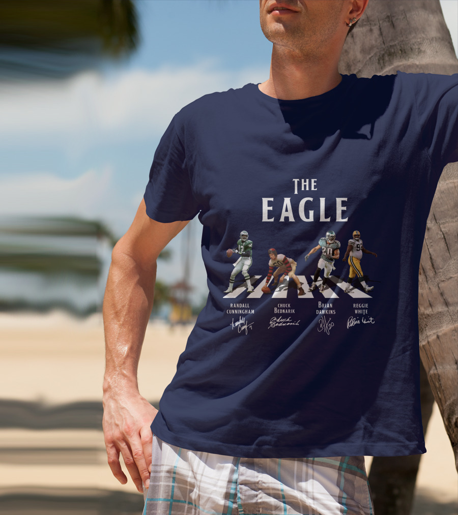 The Eagle Randall Cunningham Chuck Bednarik Brian Dawkins Reggie White NFL T-Shirt