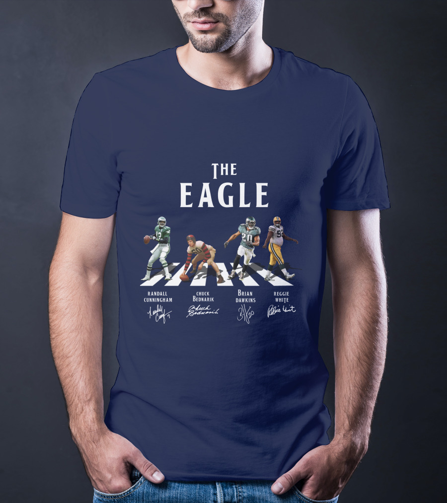The Eagle Randall Cunningham Chuck Bednarik Brian Dawkins Reggie White NFL T-Shirt