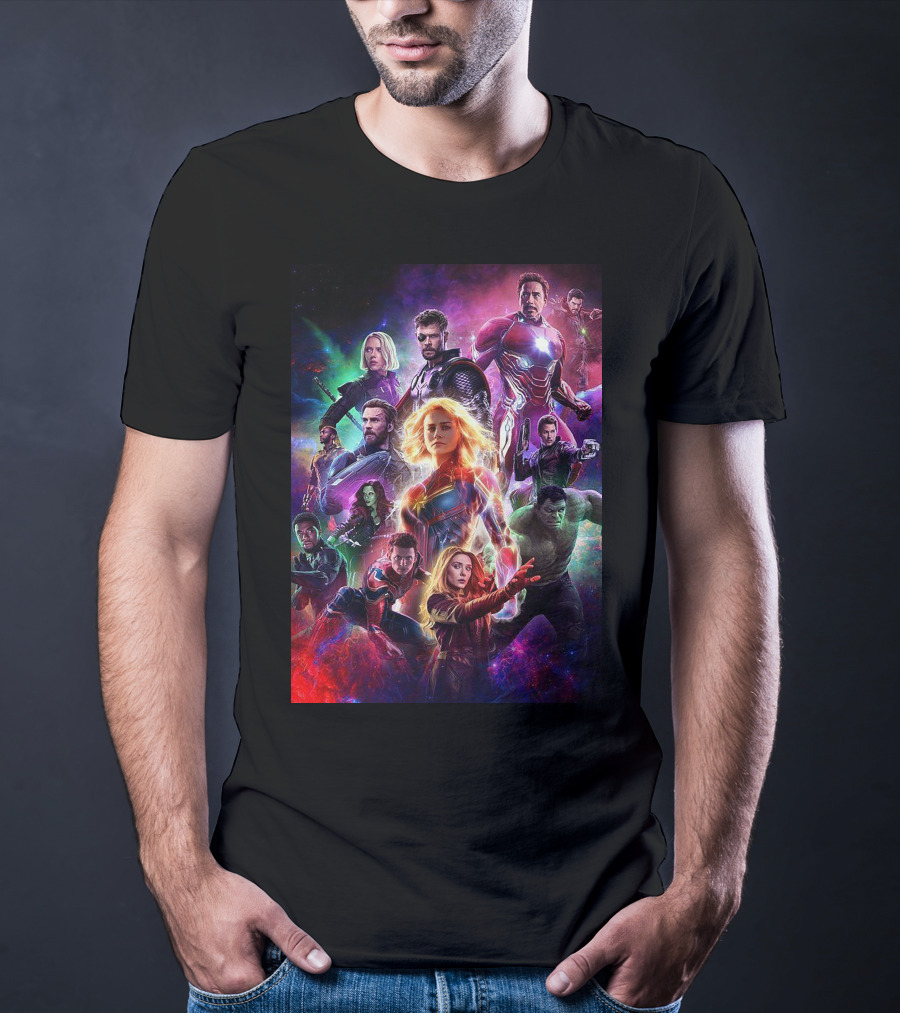 Marvel Avengers Endgame Superhero Team T-Shirt