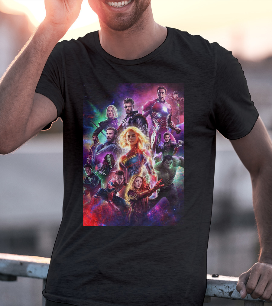 Marvel Avengers Endgame Superhero Team T-Shirt