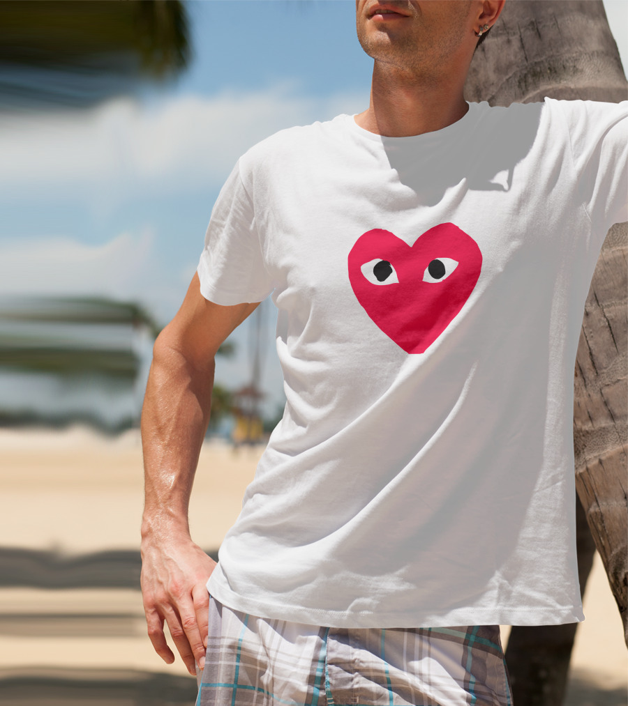 Comme Des Garçons Heart Eye Logo CDG T-Shirt
