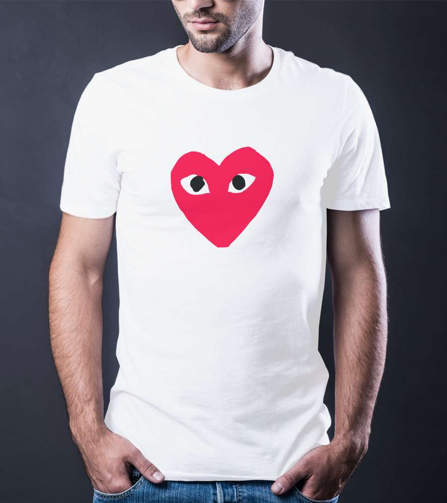 Comme Des Garçons Heart Eye Logo CDG T-Shirt