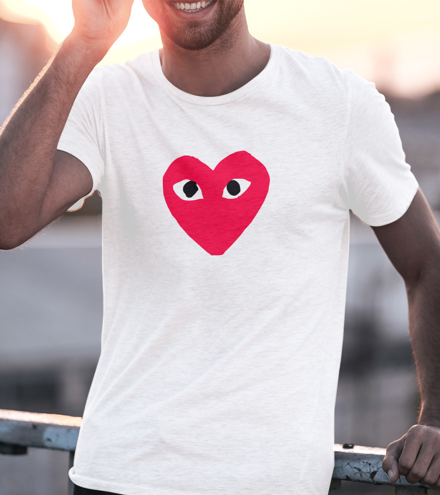 Comme Des Garçons Heart Eye Logo CDG T-Shirt