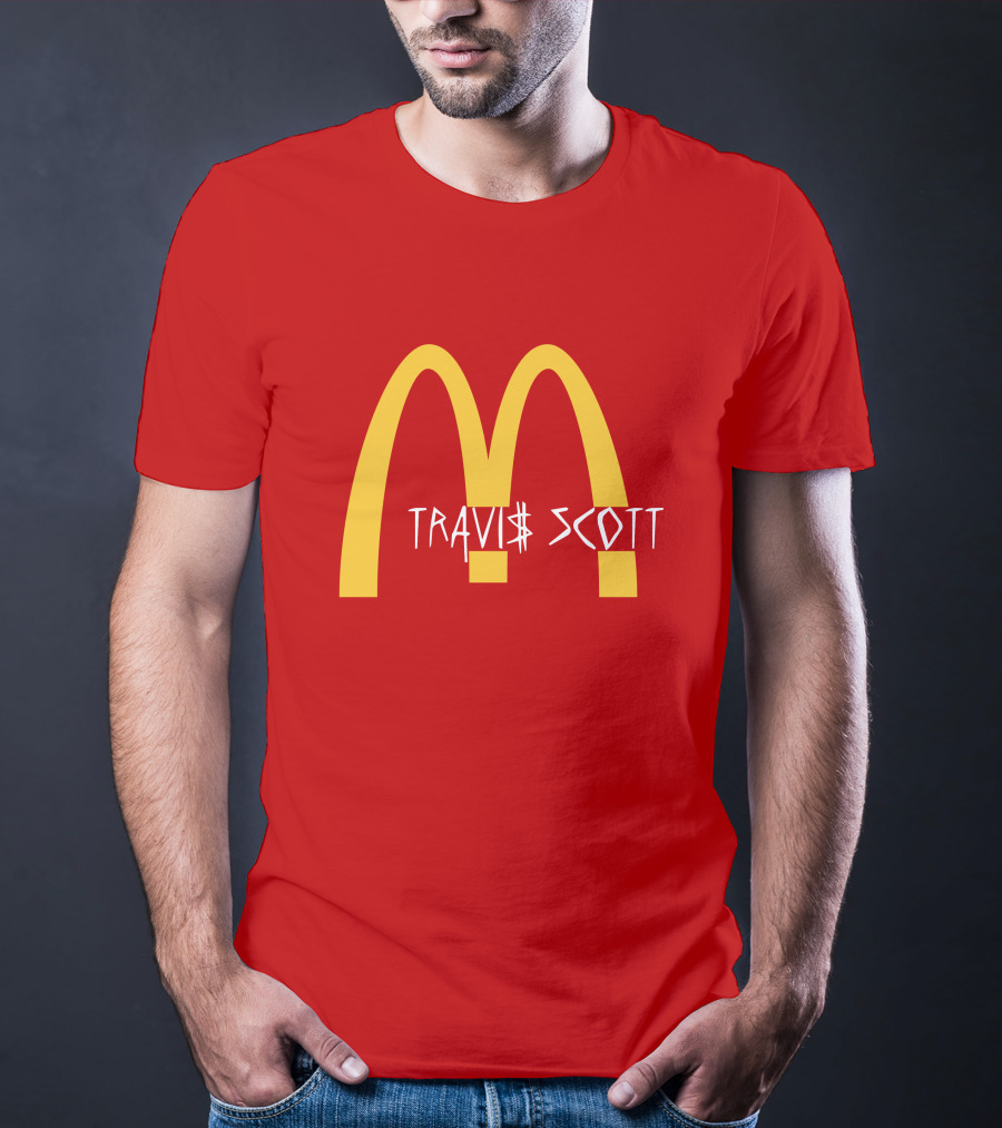 Travis Scott McDonald's Collaboration Golden Arches T-Shirt