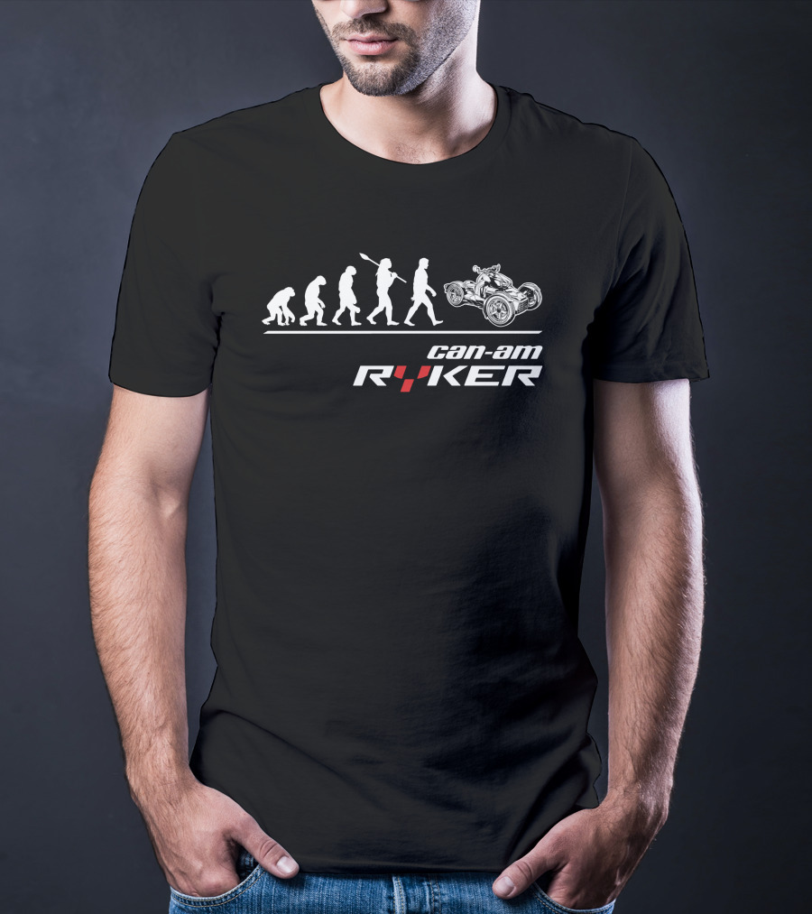 Evolution Of Can-Am Ryker Evolution Steps T-Shirt