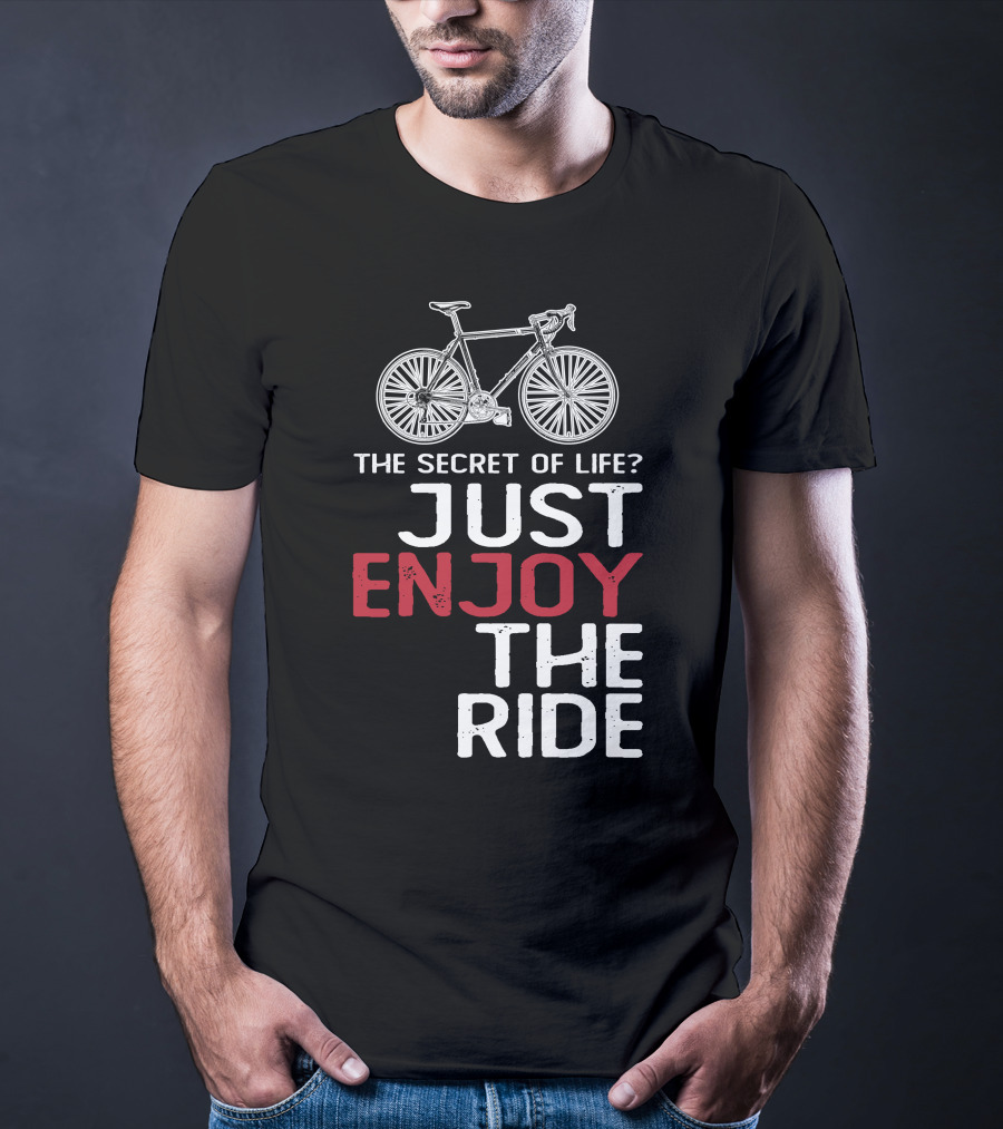 The Secret Of Life? Just Enjoy The Ride Eddy Merckx Bicycles T-Shirt