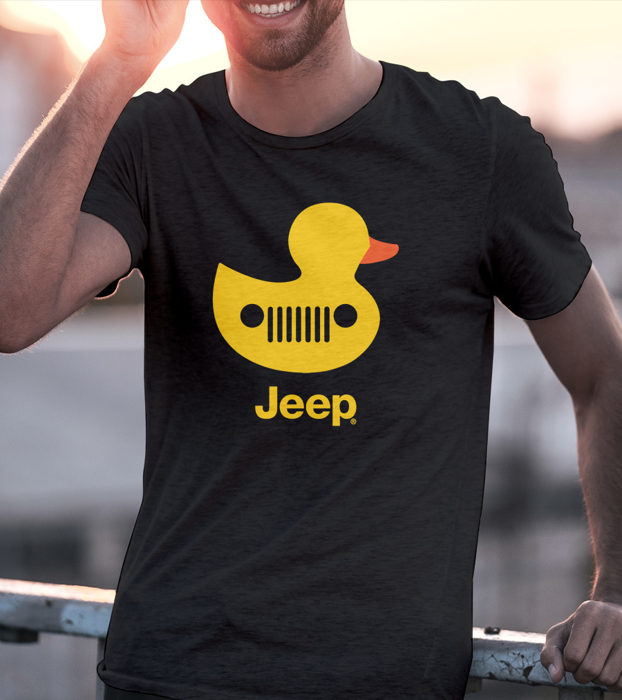 Duck Duck Jeep Rubber Duck Jeep Grill T-Shirt