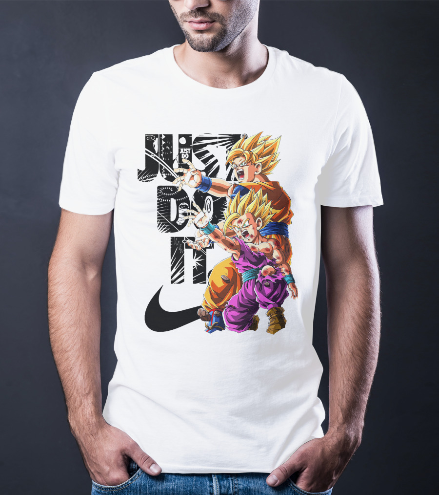 Just Do It Vintage DBZ Dragon Goku Super Saiyan T-Shirt