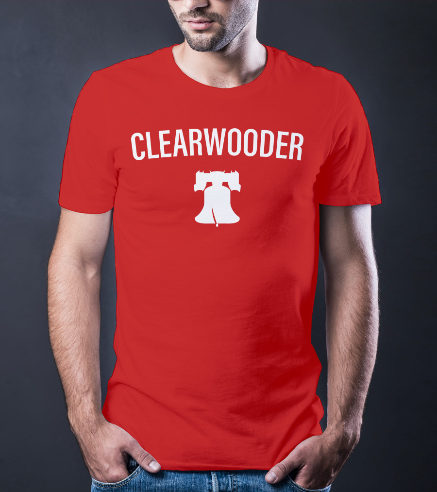 Phillies Clearwooder Liberty Bell Icon Red T-Shirt