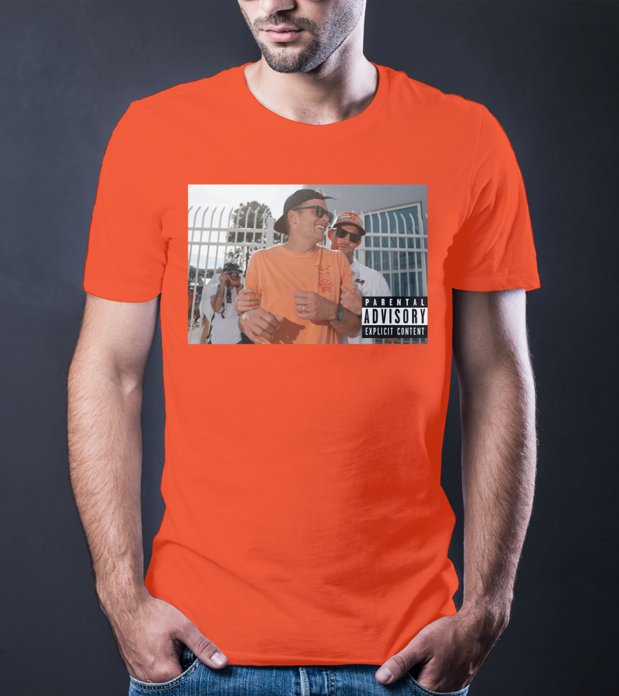 Parental Advisory Tom Brady Drunk Fun T-Shirt