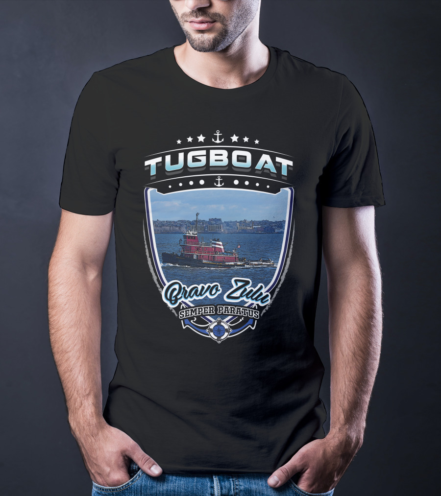 Tugboat Bravo Zulu Semper Paratus T-Shirt