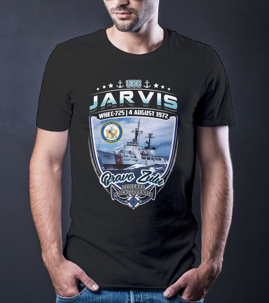 Uss Jarvis Whec-725 4 August 1972 Bravo Zulu Dedicare Ad Excellentiam T-Shirt