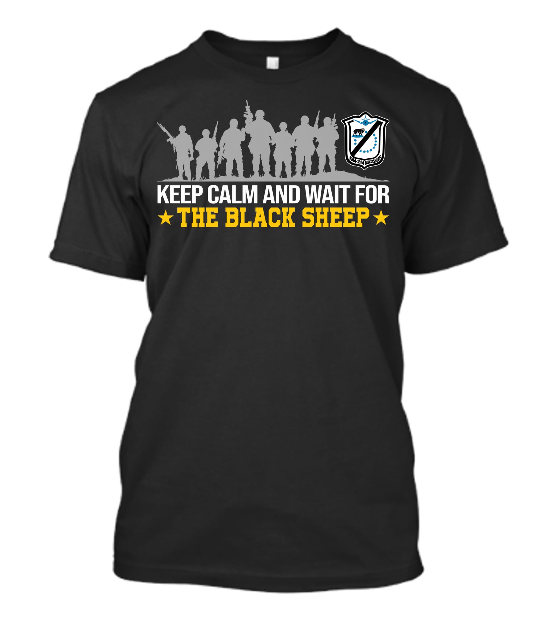 Keep Calm And Wait For The Black Sheep T-Shirt